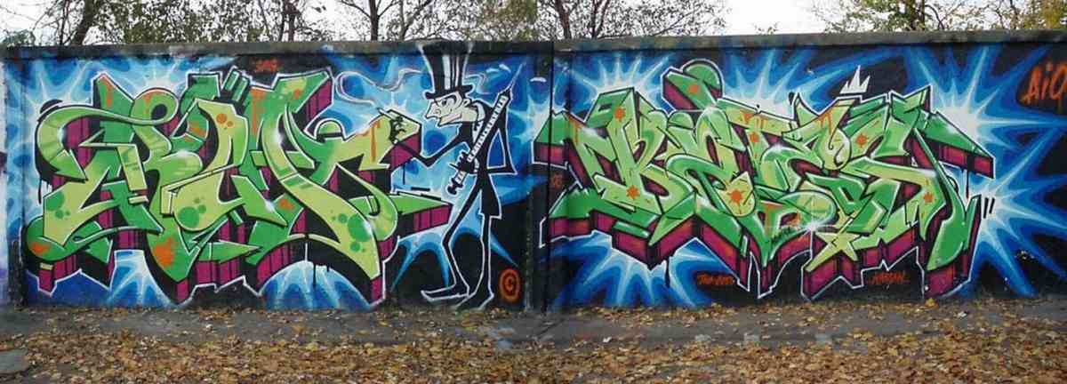 Graffiti Murals Street Art 0354 sl gallery big 9dc5b71016 A4 Photo Print