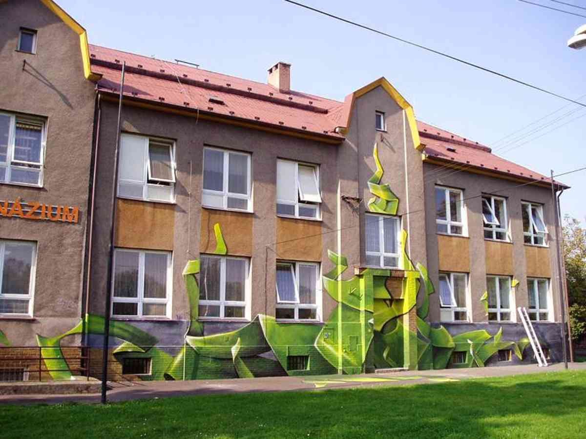 Graffiti Murals Street Art 0360 windows1250qpiano33 A4 Photo Print