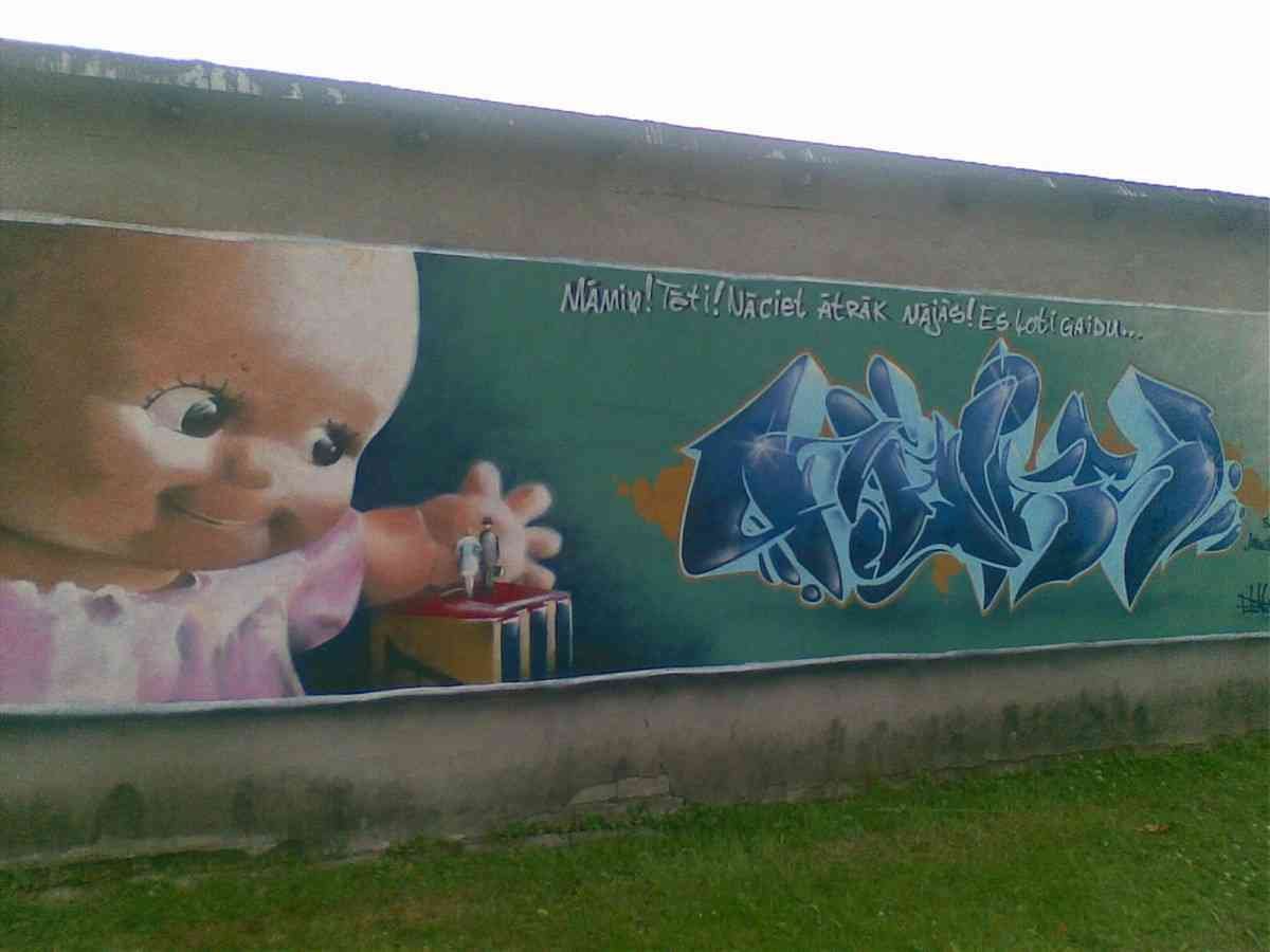 Graffiti Murals Street Art 0372 Fotoz172 A4 Photo Print