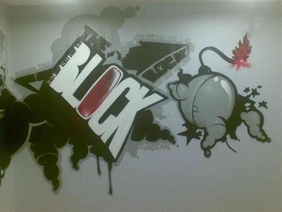 Graffiti Murals Street Art 0385 Fotoz975 A4 Photo Print