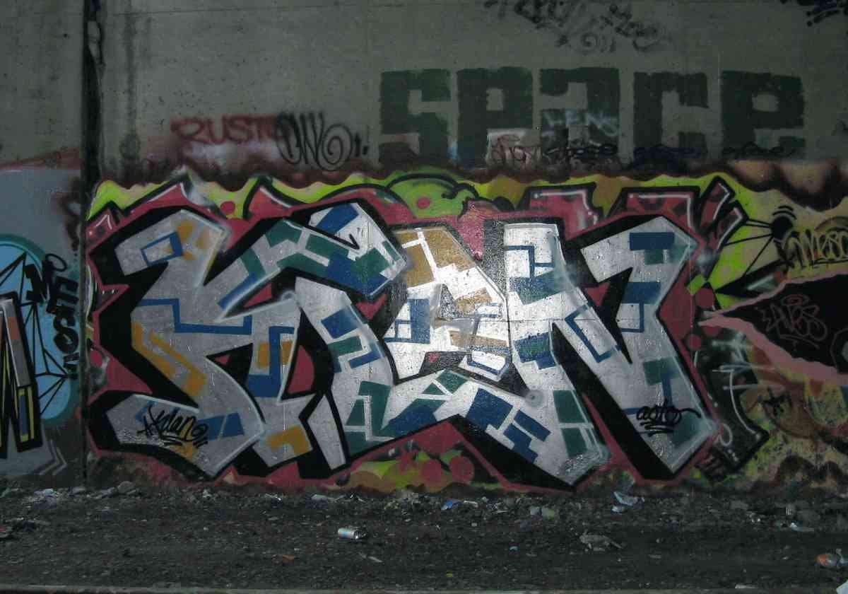 Graffiti Murals Street Art 0392 12967972 A4 Photo Print