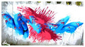 Graffiti Murals Street Art 0392 Ninety999vk A4 Photo Print