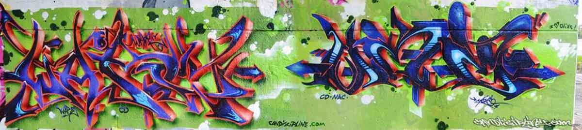 Graffiti Murals Street Art 0401 wall01 A4 Photo Print