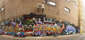 Graffiti Murals Street Art 0412 pano0554 A4 Photo Print