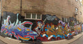 Graffiti Murals Street Art 0413 pano0560 A4 Photo Print