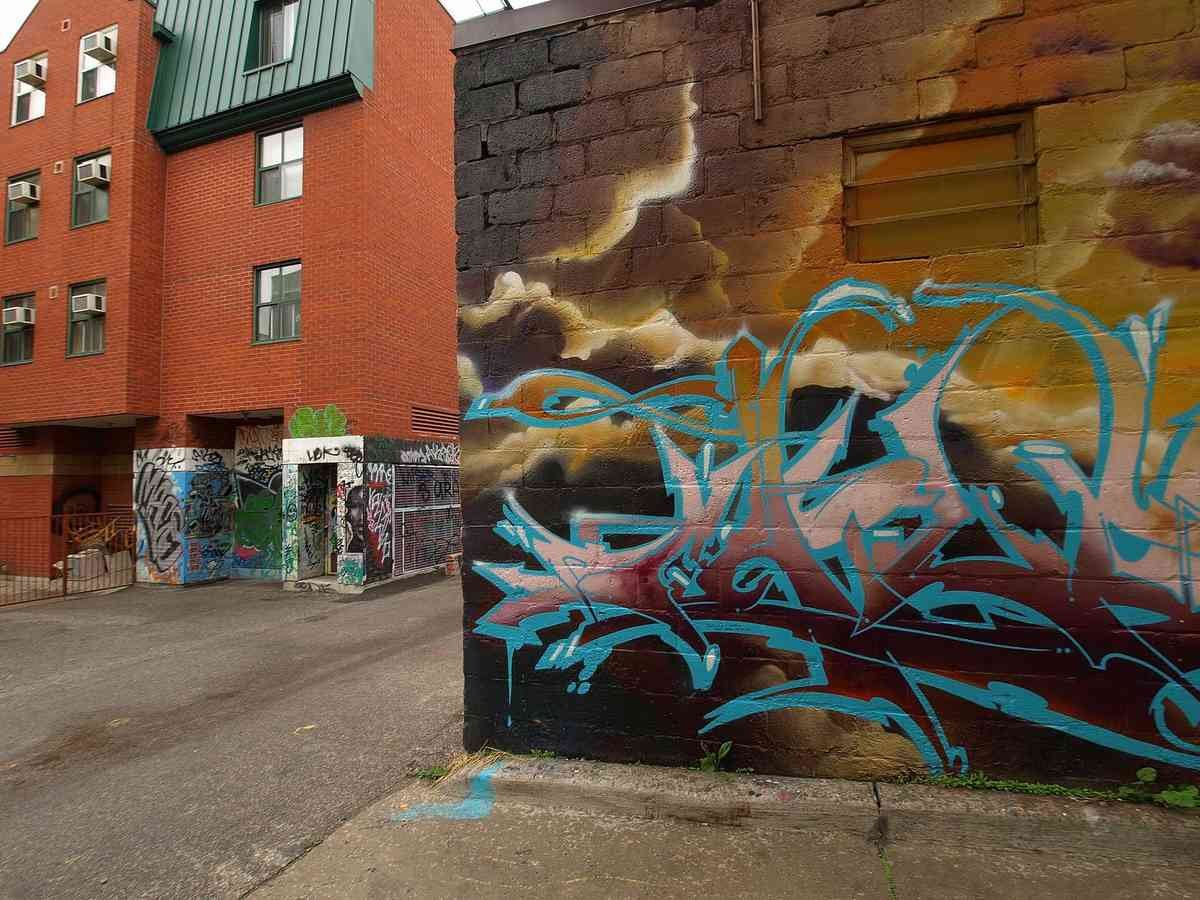 Graffiti Murals Street Art 0418 P5160427 A4 Photo Print
