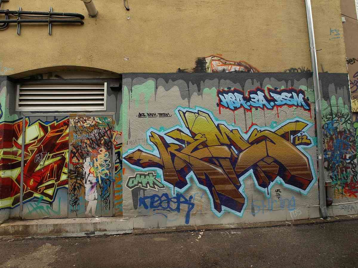 Graffiti Murals Street Art 0419 P5160439 A4 Photo Print