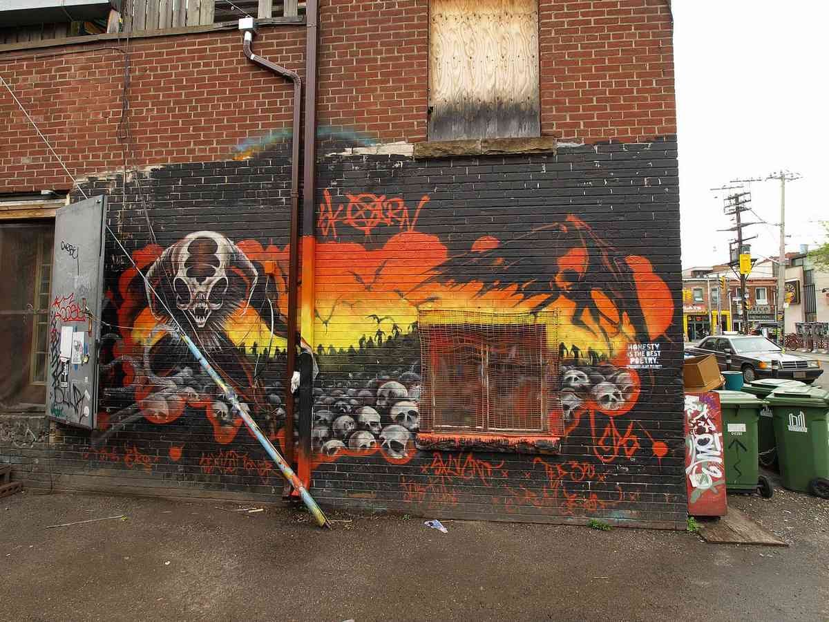 Graffiti Murals Street Art 0432 P5160484 A4 Photo Print