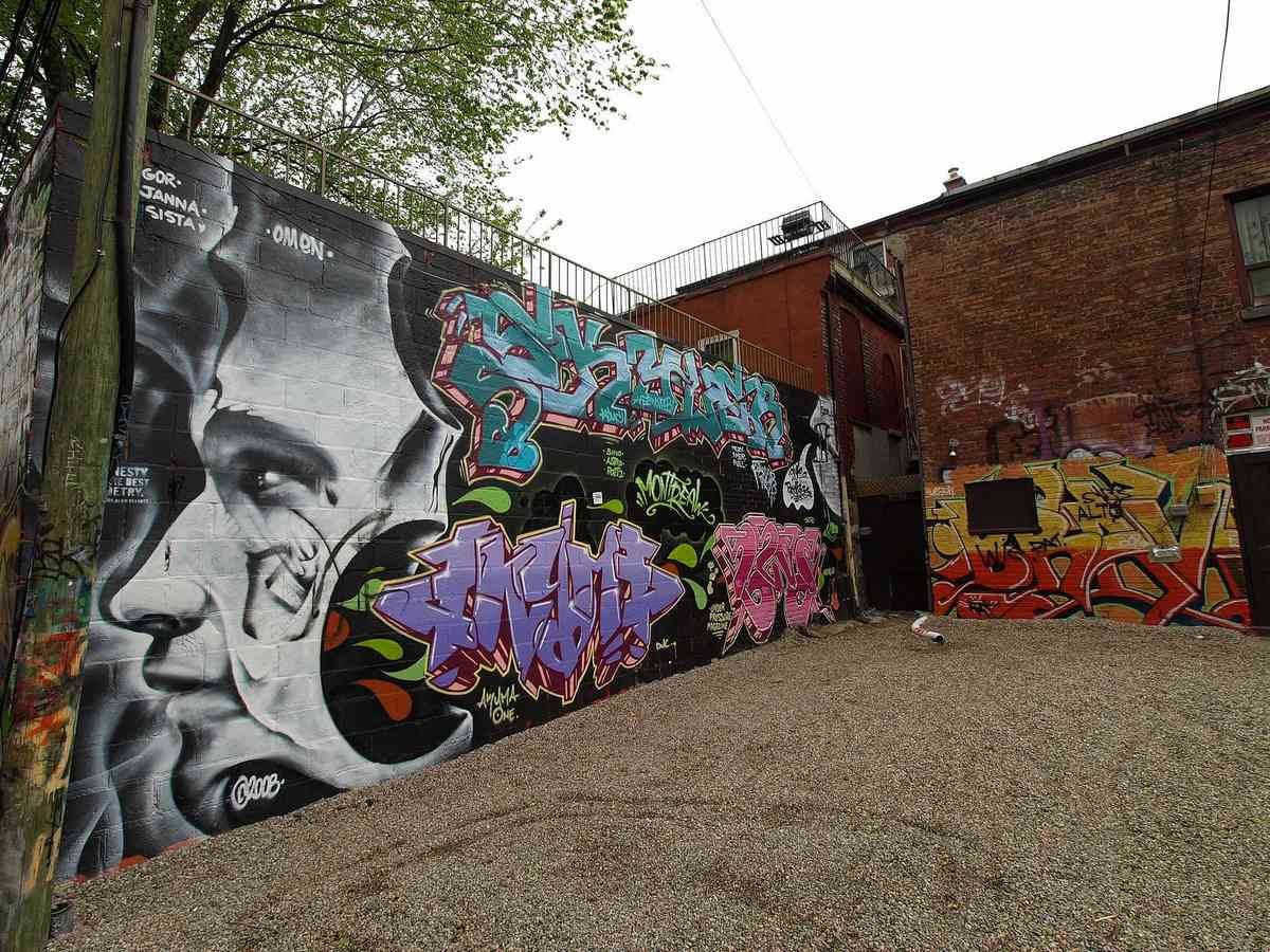 Graffiti Murals Street Art 0436 P5160496 A4 Photo Print