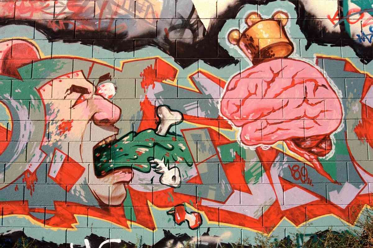Graffiti Murals Street Art 044 036 A4 Photo Print