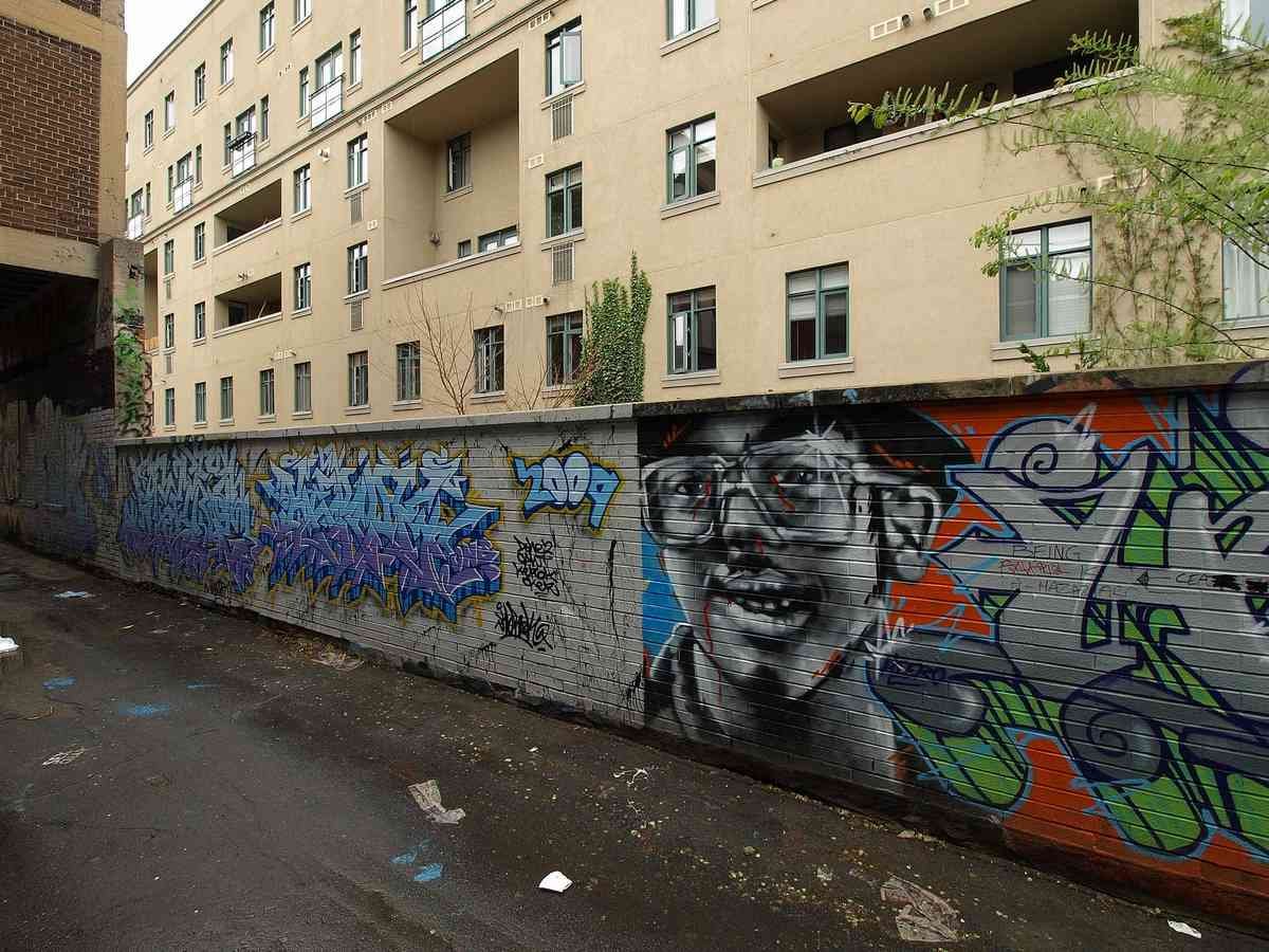 Graffiti Murals Street Art 0444 P5160515 A4 Photo Print