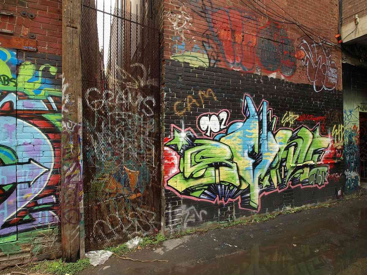 Graffiti Murals Street Art 0446 P5160518 A4 Photo Print