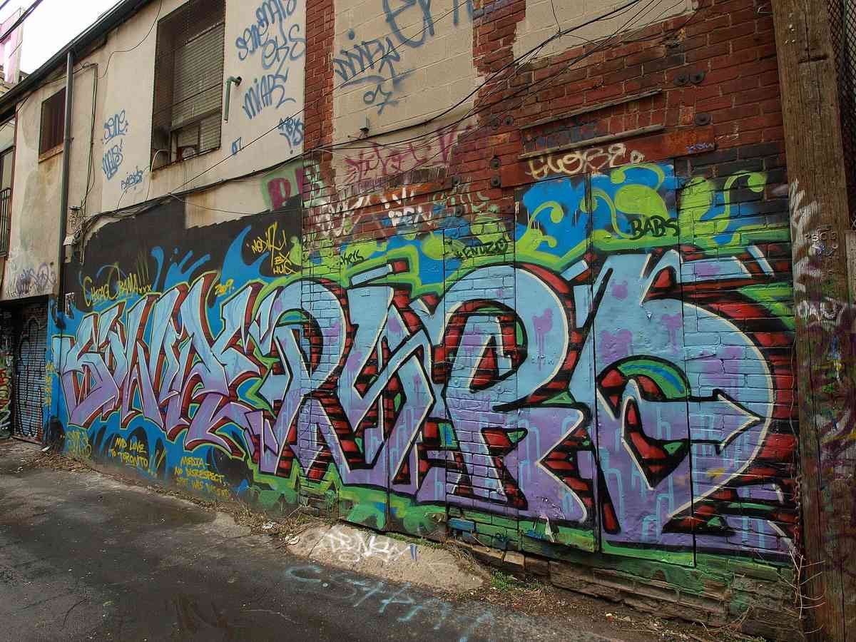 Graffiti Murals Street Art 0448 P5160526 A4 Photo Print