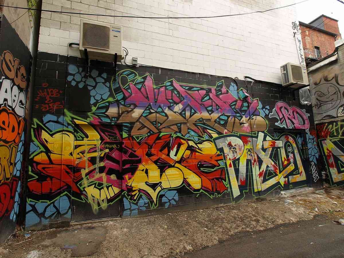 Graffiti Murals Street Art 0451 P5160541 A4 Photo Print