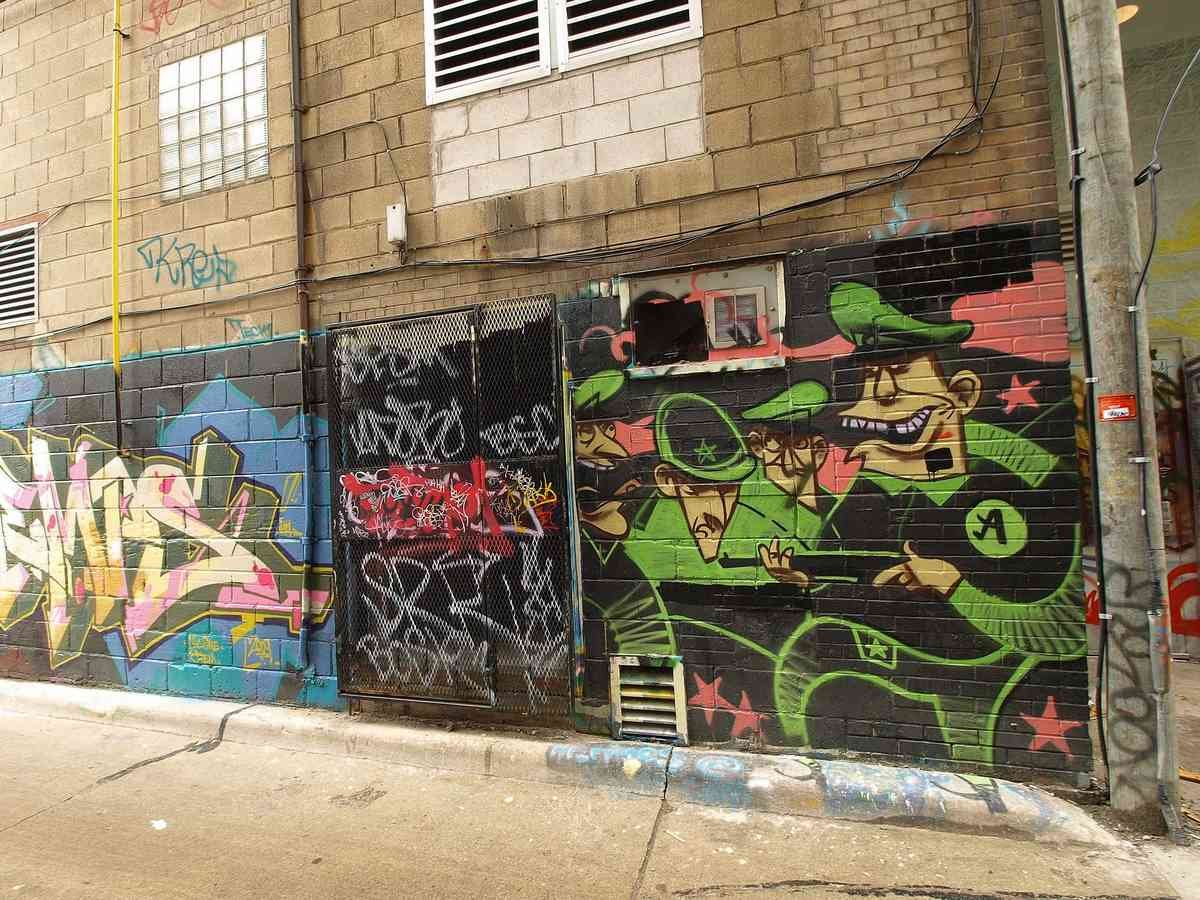 Graffiti Murals Street Art 0458 P5160572 A4 Photo Print