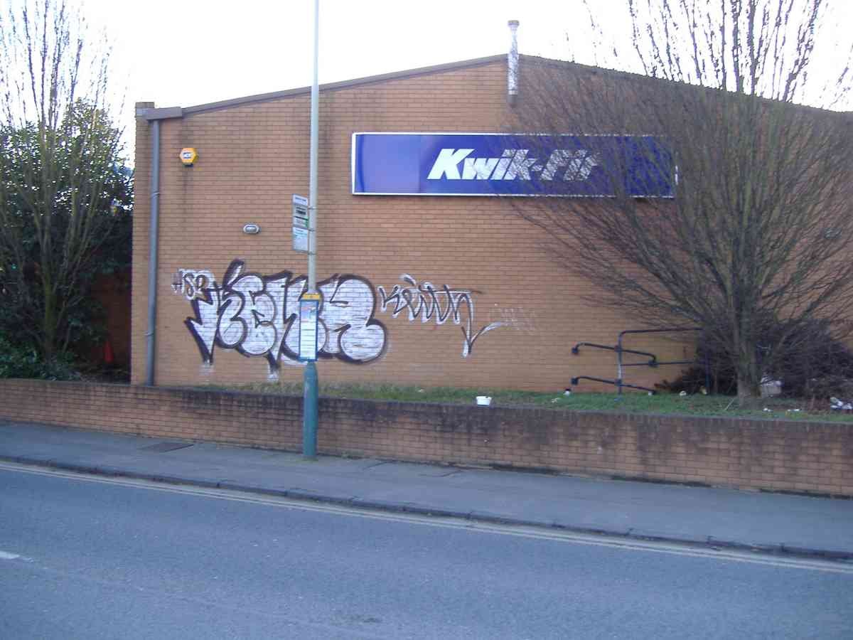 Graffiti Murals Street Art 046 kwikfit5 A4 Photo Print