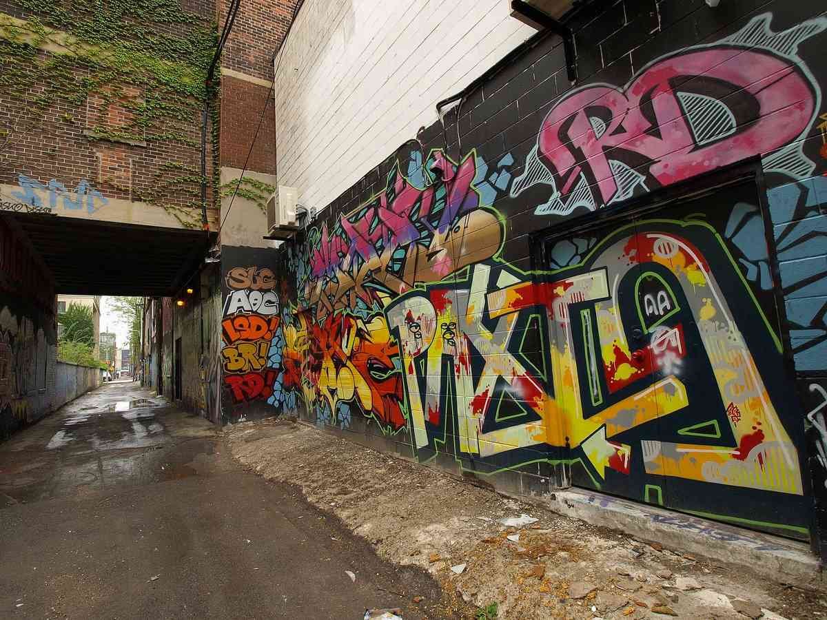 Graffiti Murals Street Art 0460 P5160596 A4 Photo Print