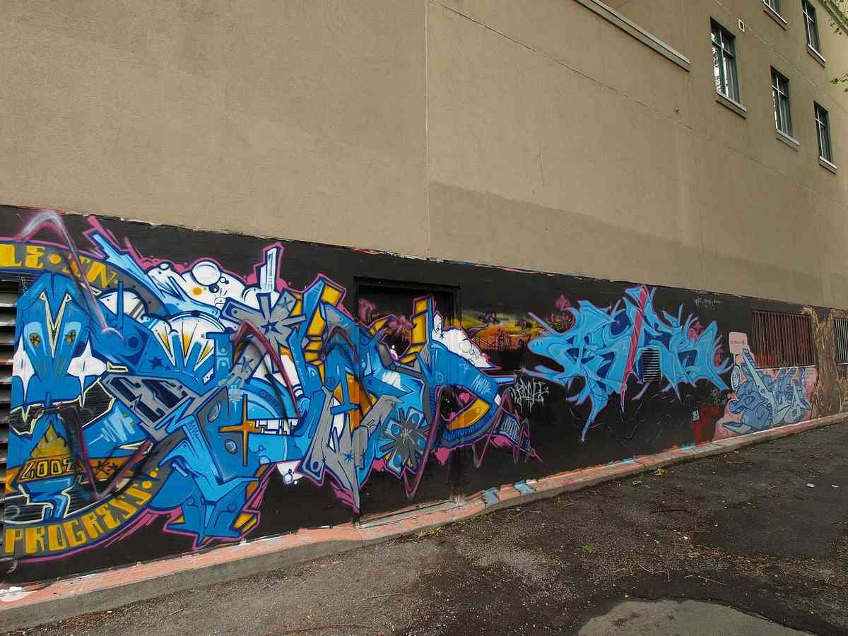 Graffiti Murals Street Art 0463 P5160618 A4 Photo Print