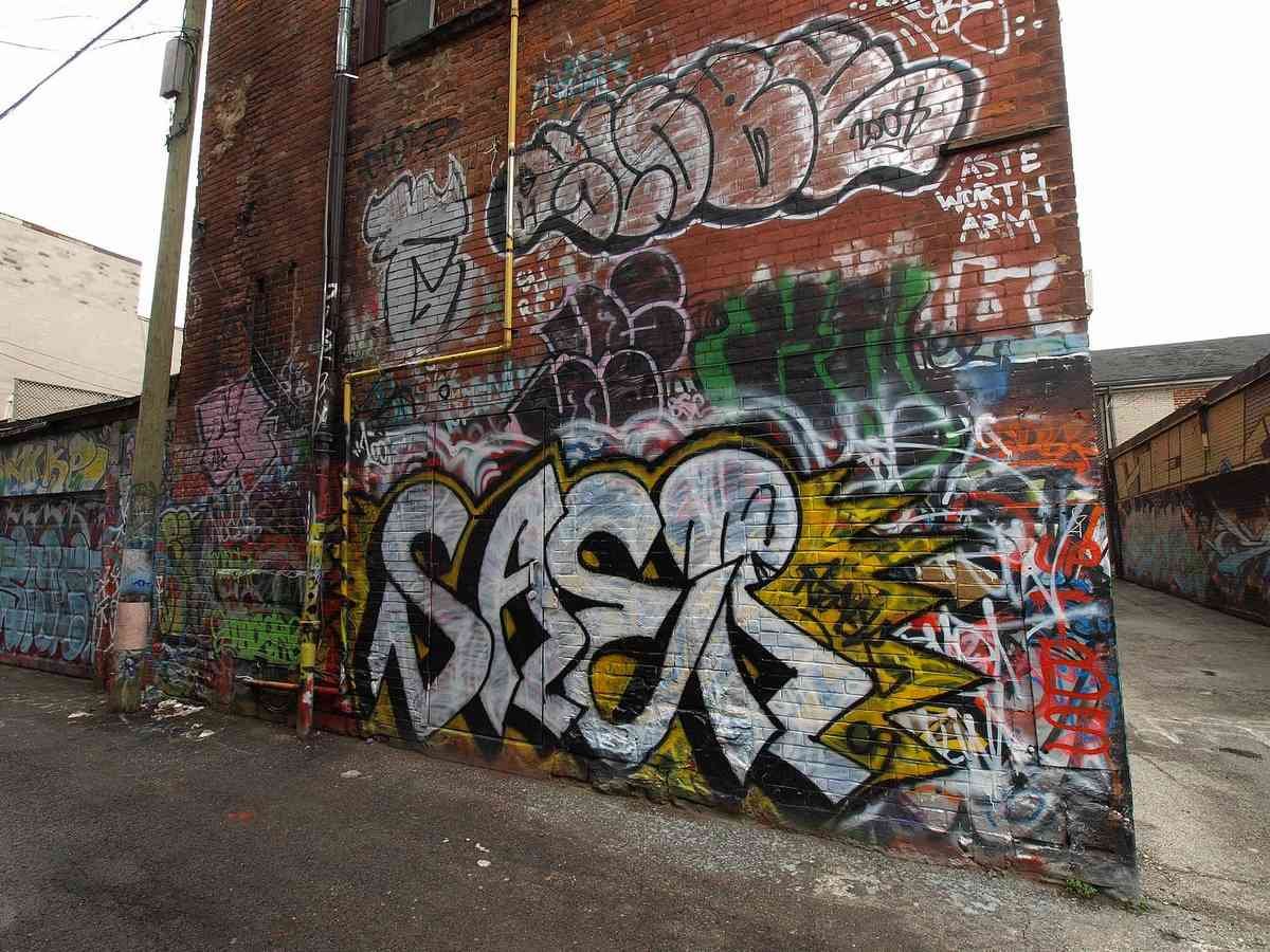 Graffiti Murals Street Art 0468 P5160631 A4 Photo Print
