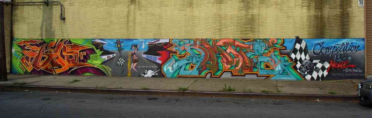 Graffiti Murals Street Art 0486 3748709279 7f52d3127f o A4 Photo Print