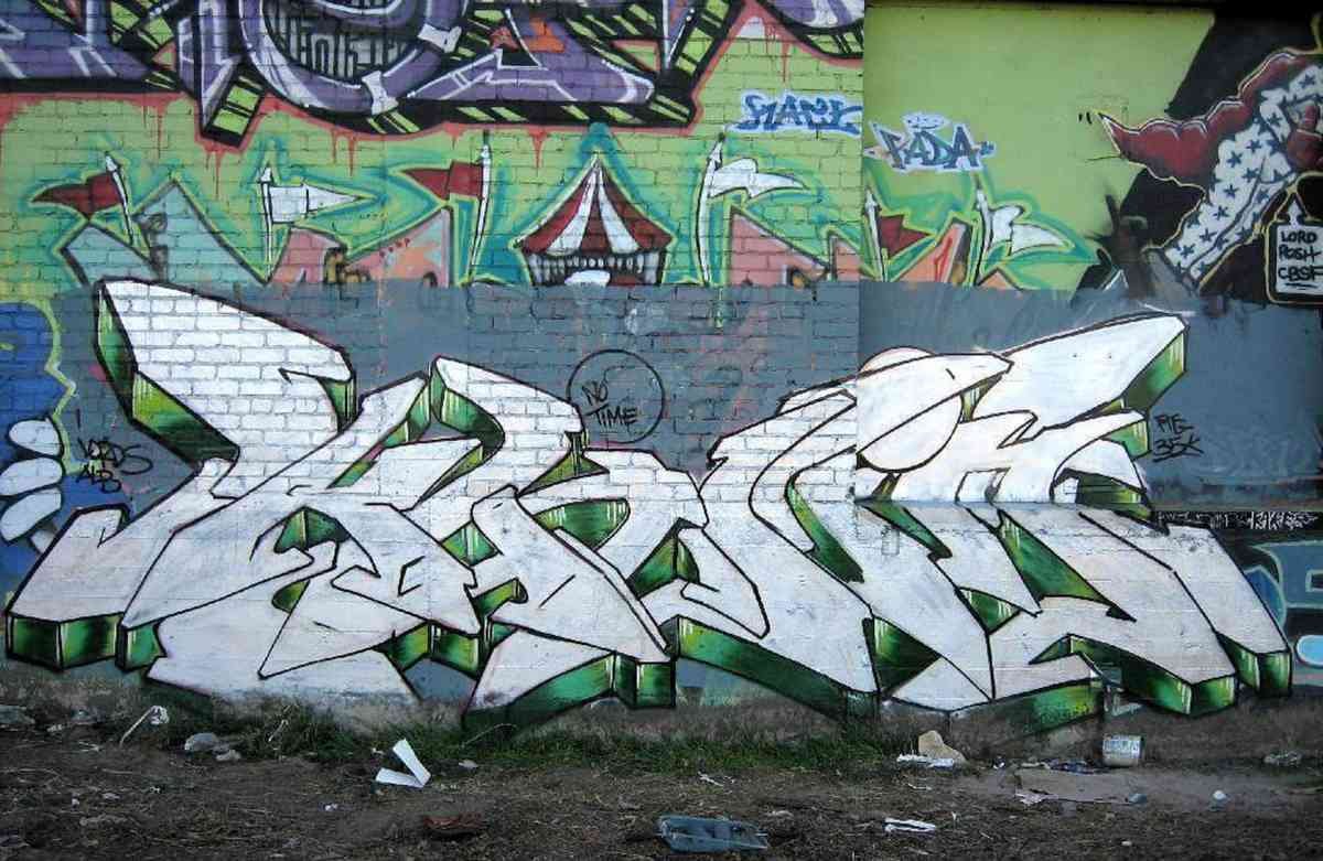 Graffiti Murals Street Art 0492 er3 079california A4 Photo Print