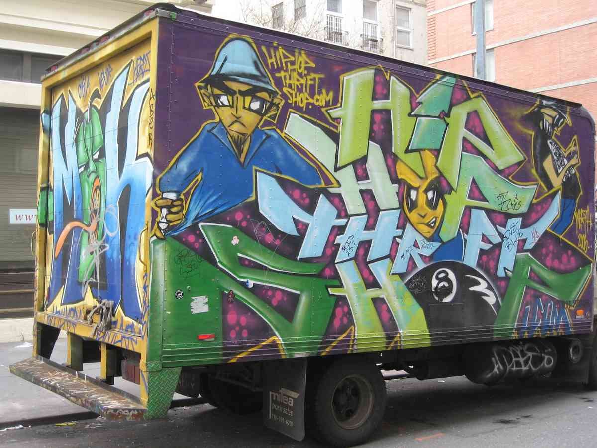 Graffiti Murals Street Art 05 1311 A4 Photo Print