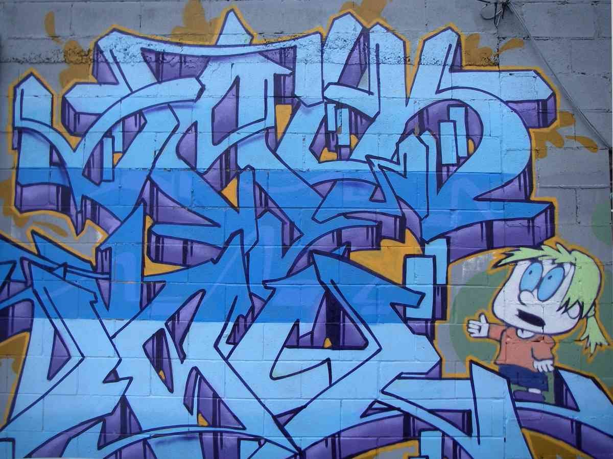 Graffiti Murals Street Art 050 Graffiti 005 A4 Photo Print