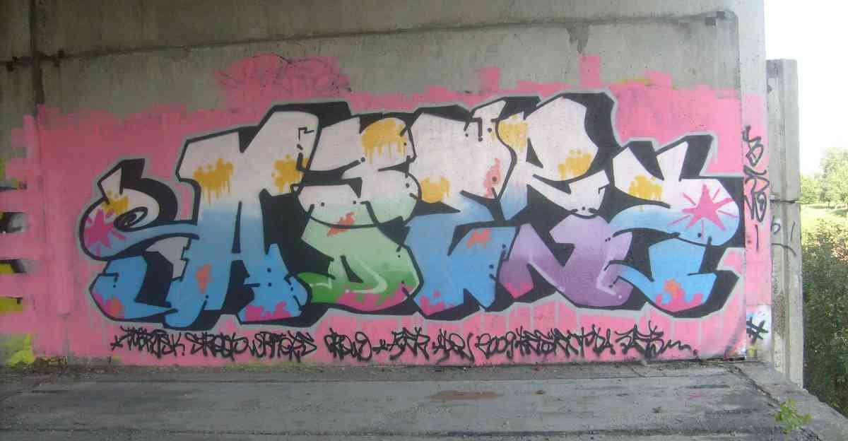 Graffiti Murals Street Art 0504 S7306325DDDAA A4 Photo Print