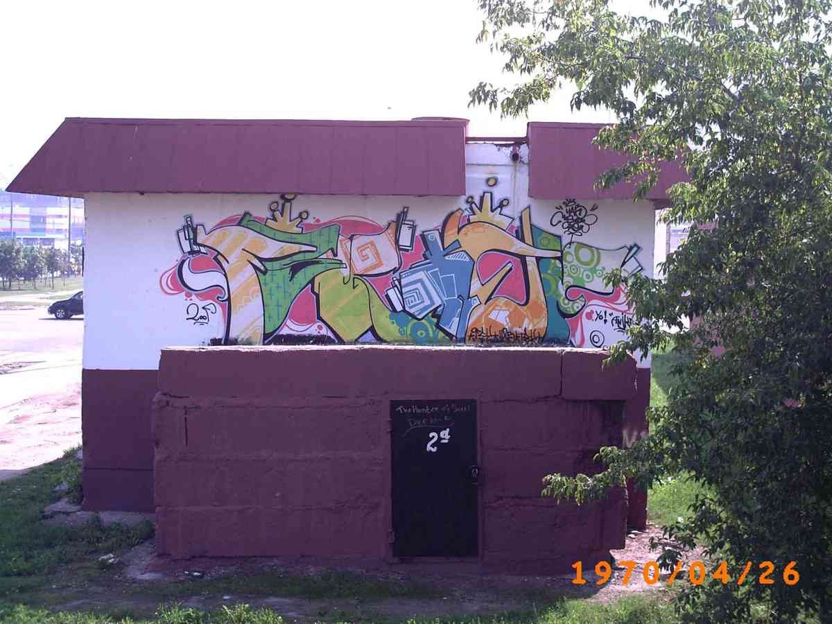 Graffiti Murals Street Art 0508 PICT0130 demo A4 Photo Print