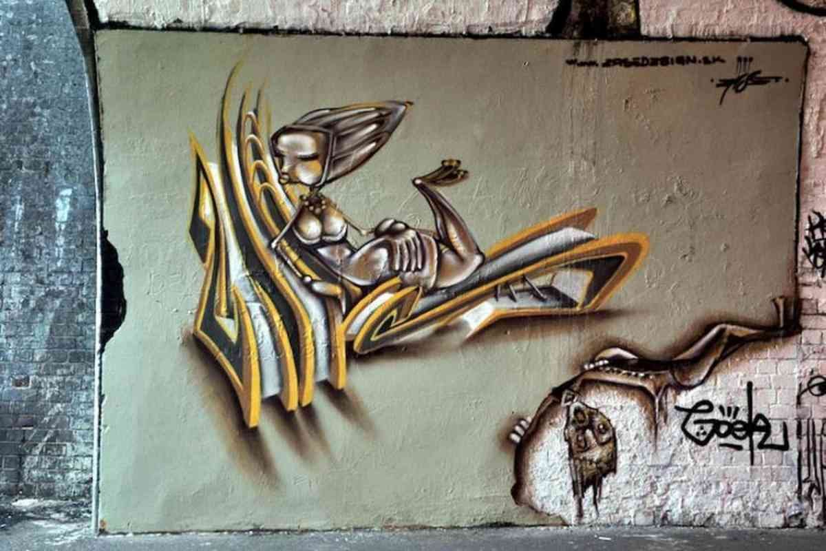 Graffiti Murals Street Art 0529 graffiti20 A4 Photo Print