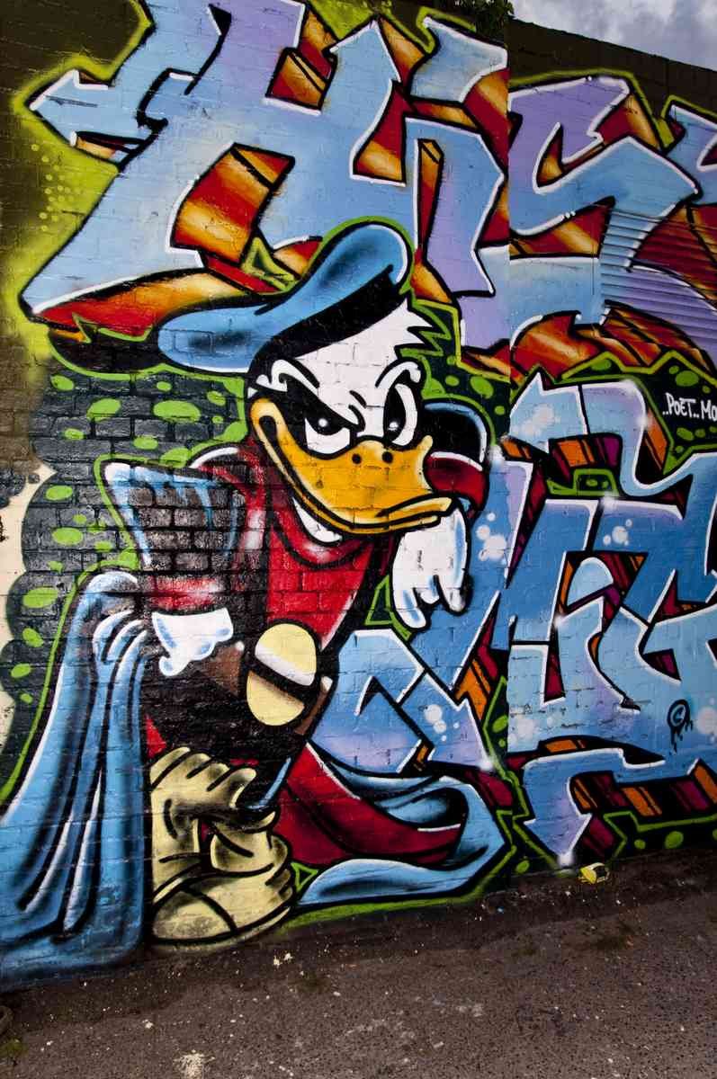 Graffiti Murals Street Art 054 1397 A4 Photo Print