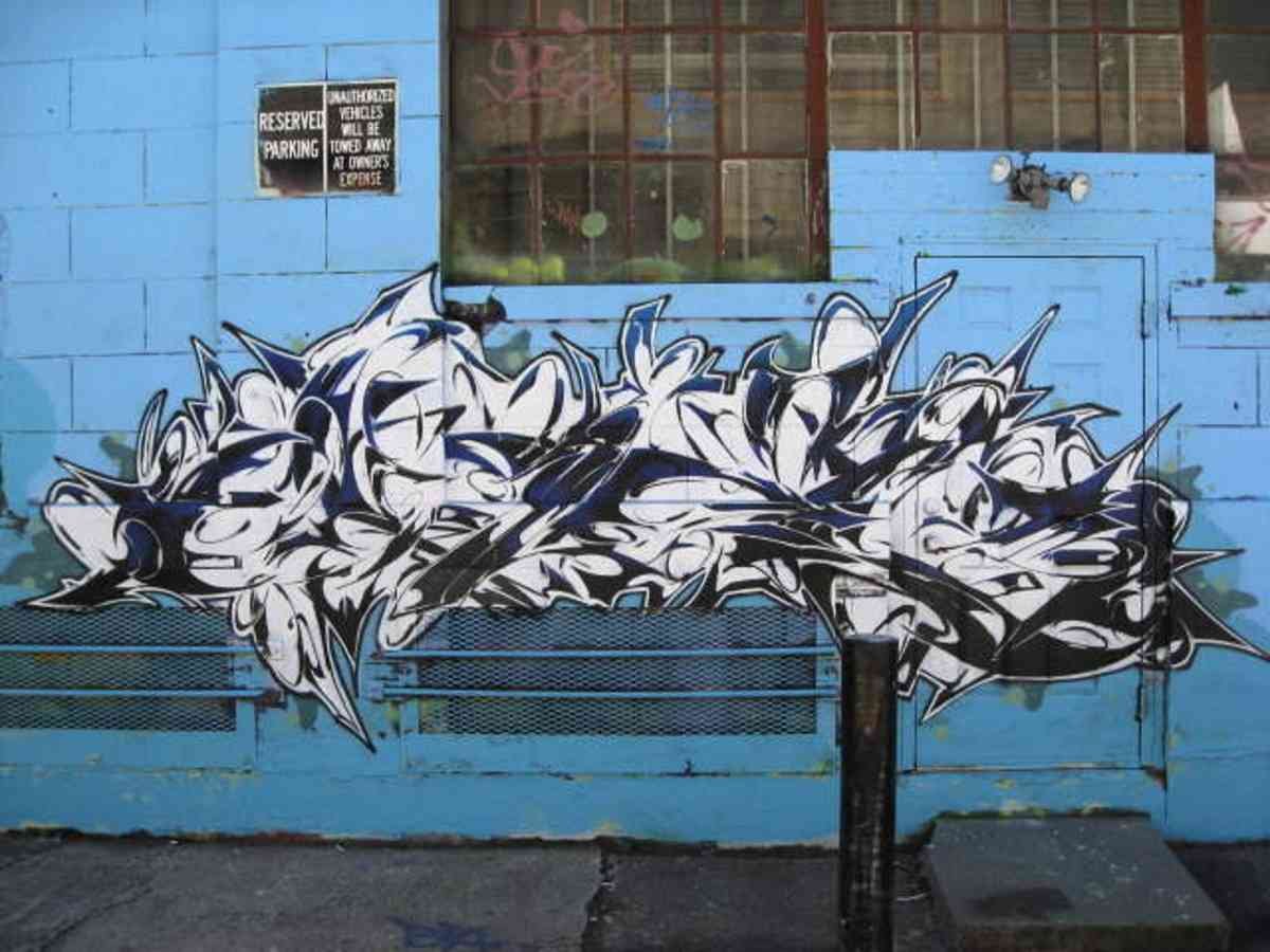 Graffiti Murals Street Art 0541 2411 sfb2008k A4 Photo Print