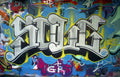 Graffiti Murals Street Art 0546 sole1338 A4 Photo Print
