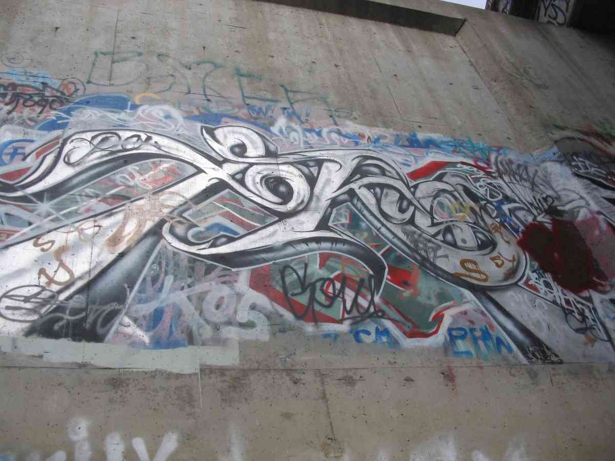 Graffiti Murals Street Art 055 fokus 2001 A4 Photo Print