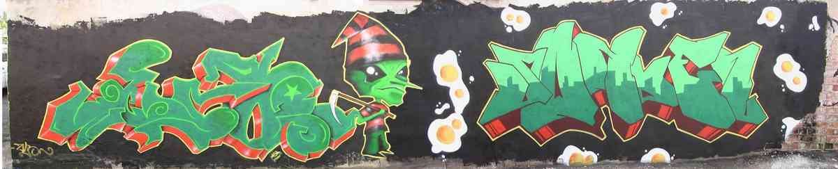 Graffiti Murals Street Art 0560 wall 1 A4 Photo Print