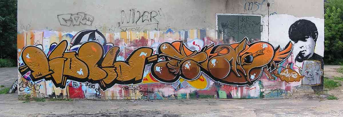 Graffiti Murals Street Art 0577 079 A4 Photo Print