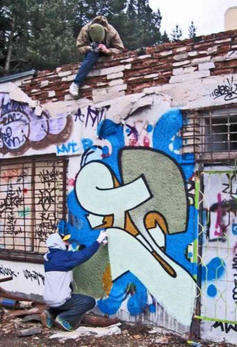 Graffiti Murals Street Art 058 1439 A4 Photo Print