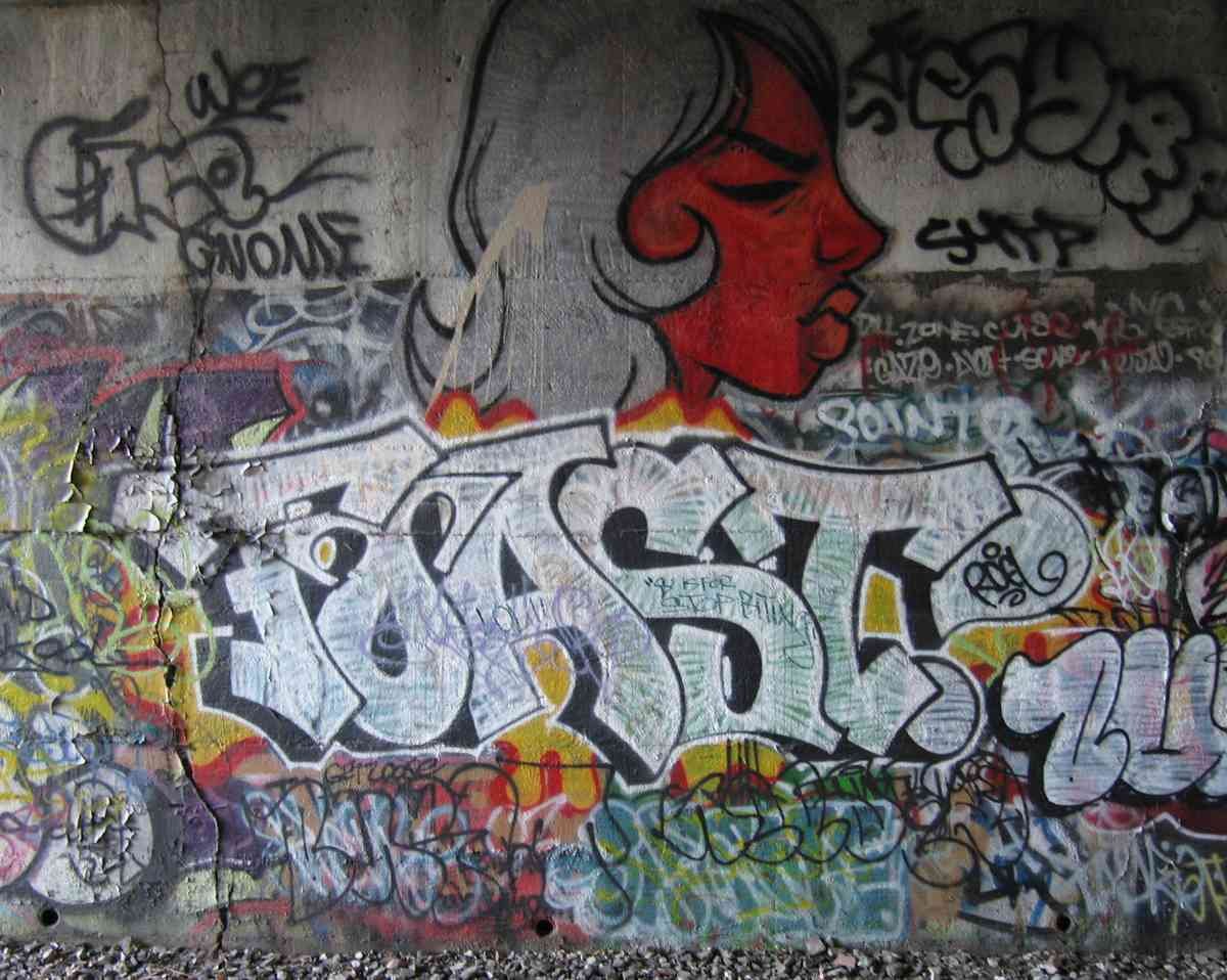 Graffiti Murals Street Art 0580 13501908 A4 Photo Print