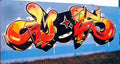 Graffiti Murals Street Art 0582 mals A4 Photo Print