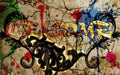 Graffiti Murals Street Art 0585 graffiti A4 Photo Print
