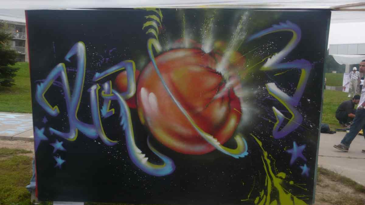 Graffiti Murals Street Art 060 duro 1 A4 Photo Print