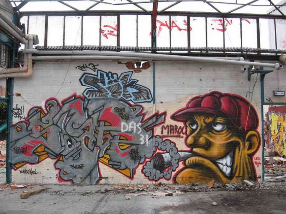 Graffiti Murals Street Art 0612 2008 02 china graffiti foraine 056 A4 Photo Print