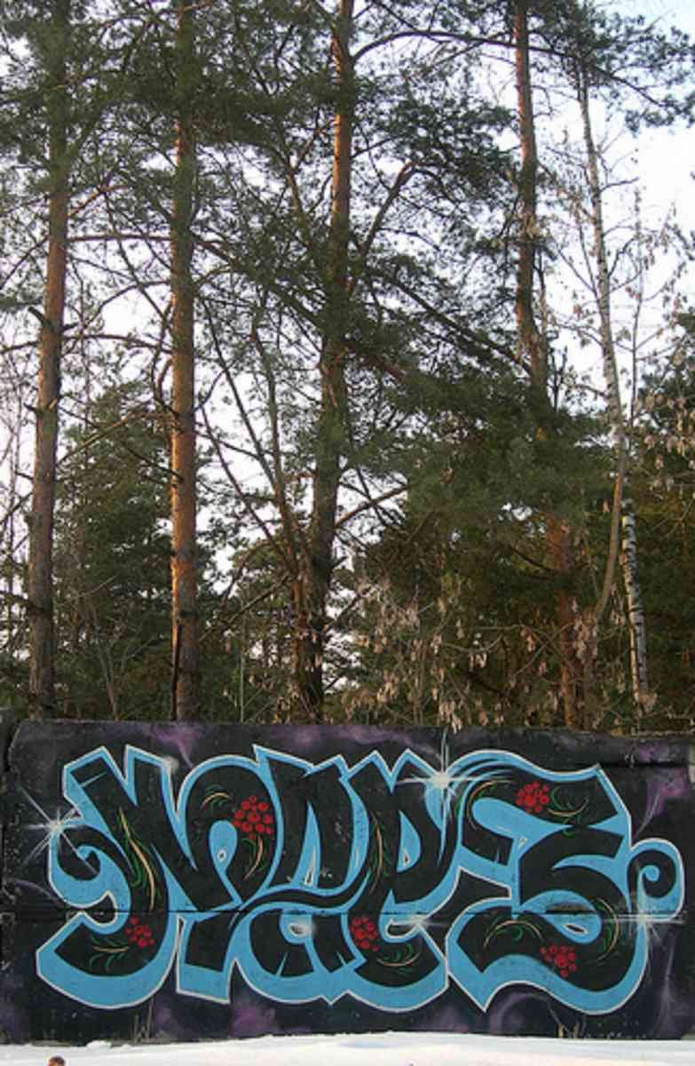 Graffiti Murals Street Art 062 1382 A4 Photo Print