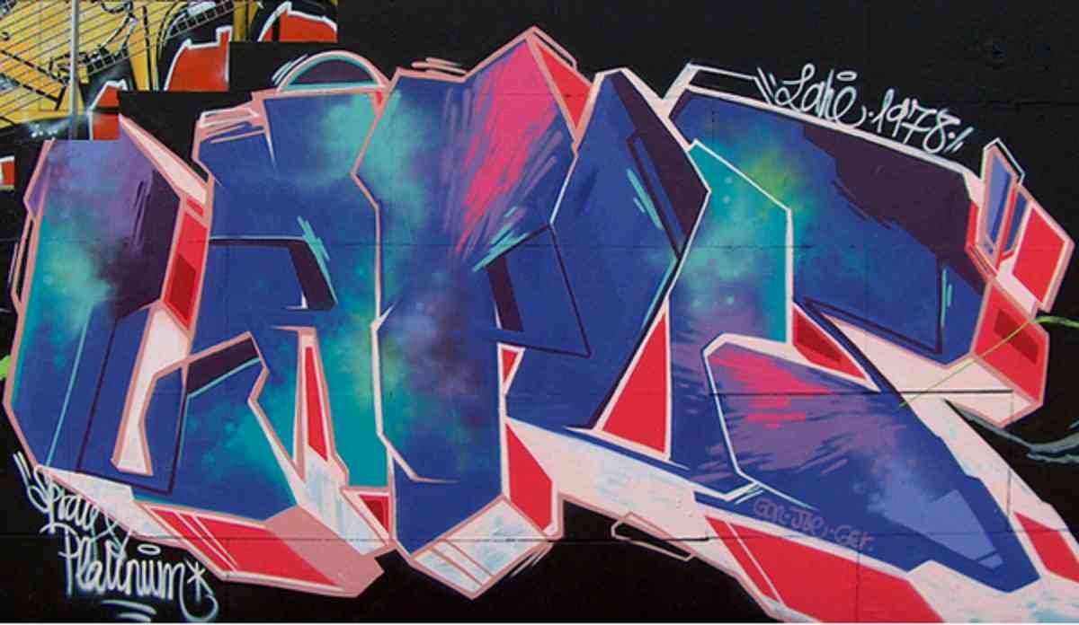 Graffiti Murals Street Art 0622 piezon A4 Photo Print