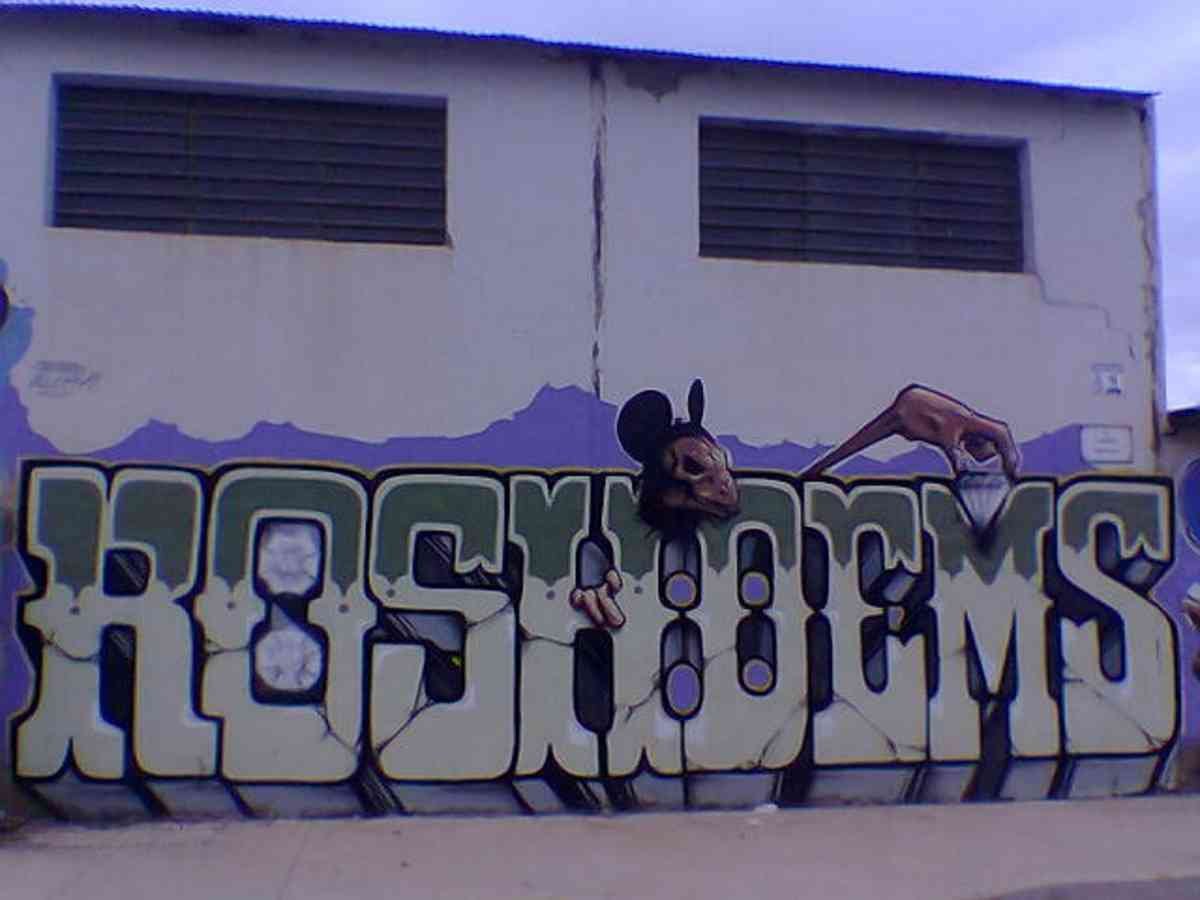 Graffiti Murals Street Art 0624 dropelche 5 A4 Photo Print