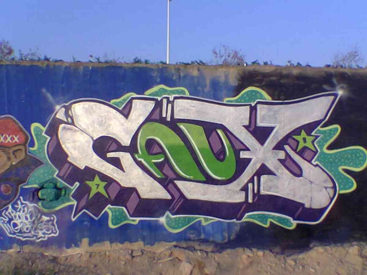 Graffiti Murals Street Art 0625 gaux 78 A4 Photo Print