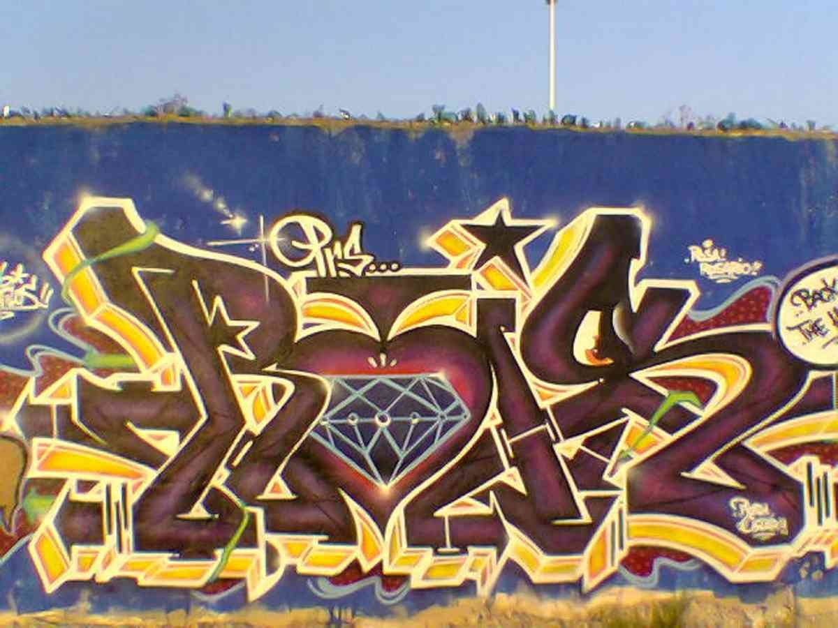 Graffiti Murals Street Art 0627 rois damel A4 Photo Print