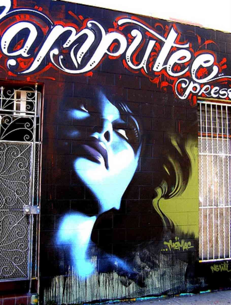 Graffiti Murals Street Art 063 the mac san francisco A4 Photo Print