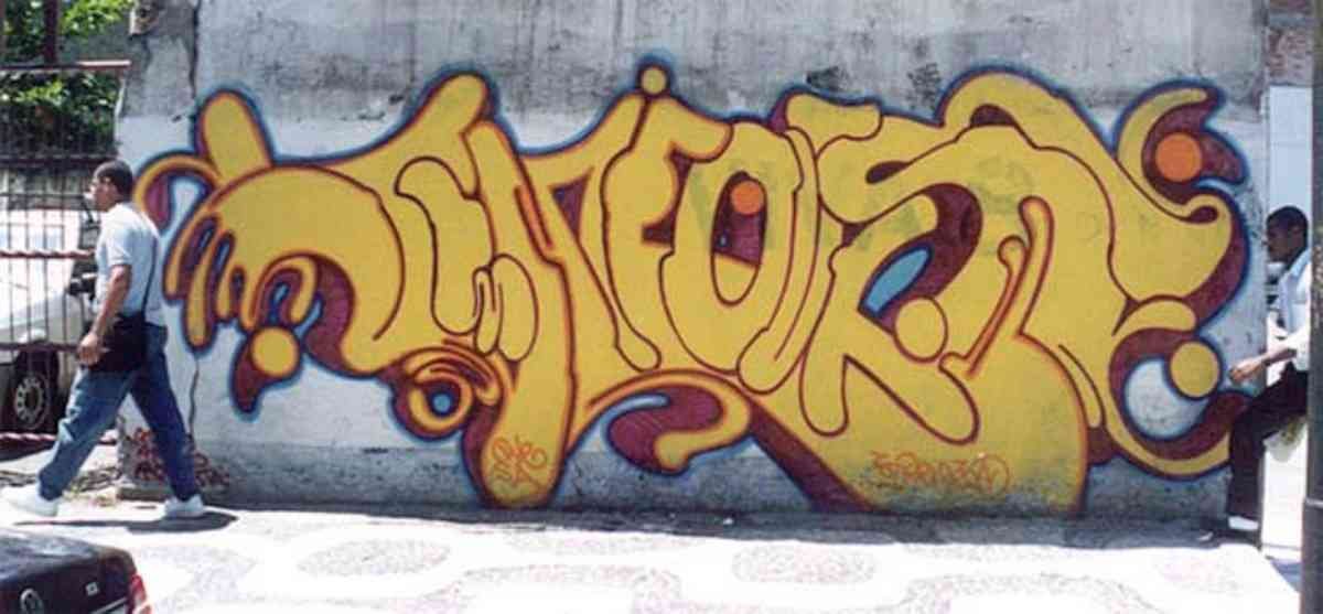 Graffiti Murals Street Art 0635 letter3agemeos A4 Photo Print