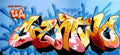 Graffiti Murals Street Art 0653 01 ba web A4 Photo Print